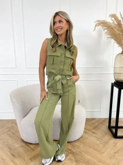 Gaia gilet groen