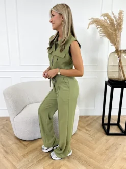 Gaia gilet groen