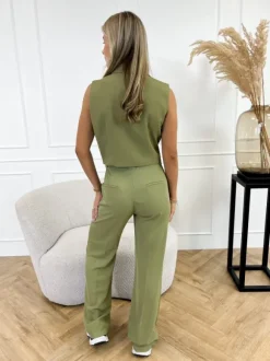 Gaia gilet groen