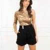 Gigi one shoulder body goud