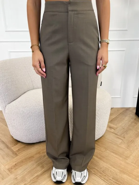 Hailey pantalon coffee