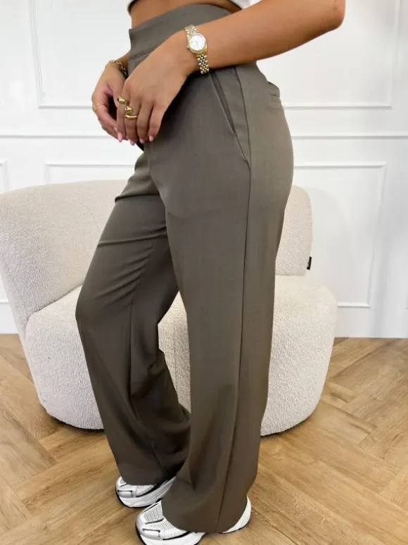 Hailey pantalon coffee