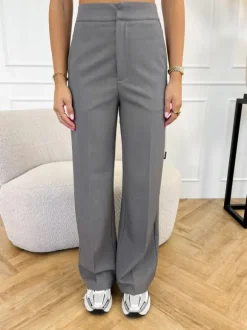 Hailey pantalon donker grijs