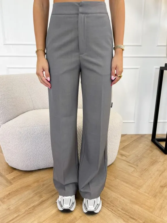 Hailey pantalon donker grijs