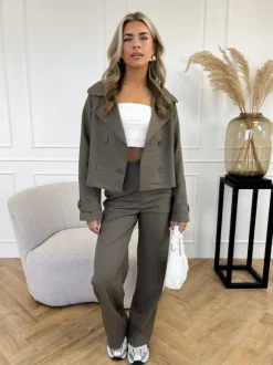 Hailey trenchcoat coffee