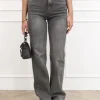 Hazel wide leg jeans grijs