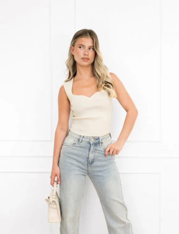 Heleen top beige