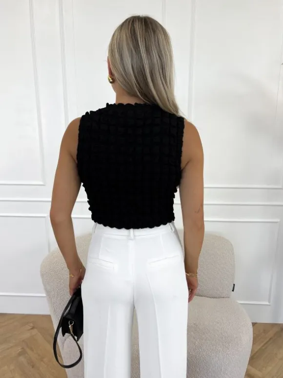 Ilaney top zwart