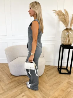 Ilse gilet grijs