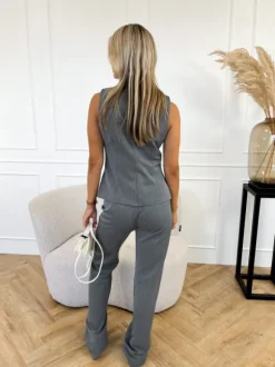 Ilse gilet grijs