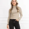 Imke top taupe