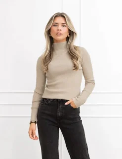 Imke top taupe