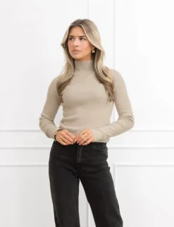 Imke top taupe