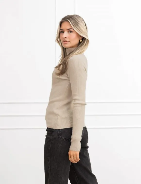 Imke top taupe