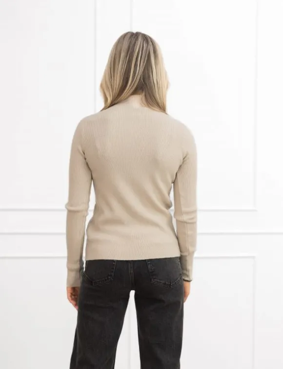 Imke top taupe