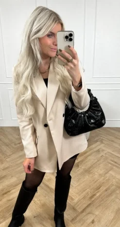 Indy blazer beige