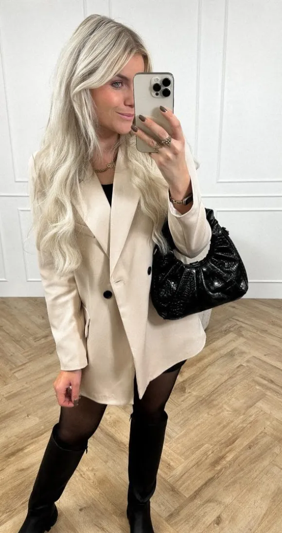 Indy blazer beige