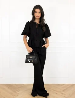 Iris top zwart