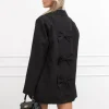 Isa strik blazer zwart