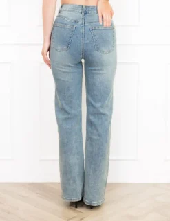 Isabel wide leg jeans blauw