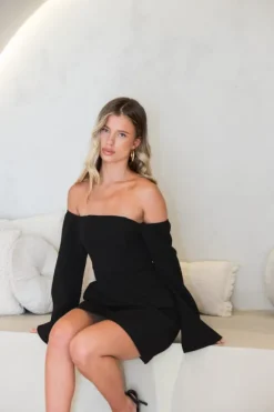 It girl dress zwart