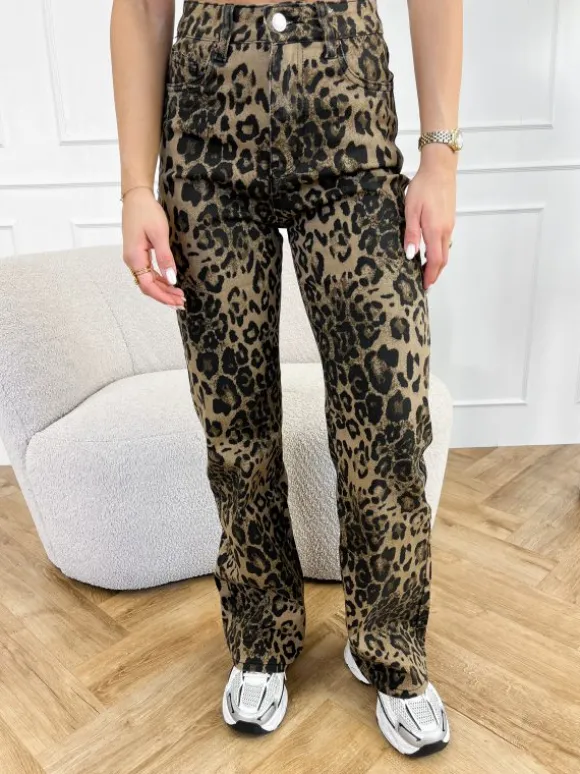 Ivy wide leg jeans panter