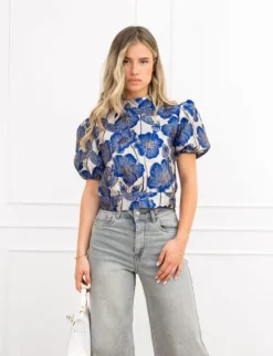 Jackie top blauw