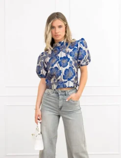Jackie top blauw
