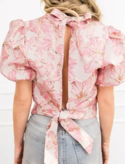 Jackie top roze