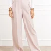 Jailin pantalon gestreept roze