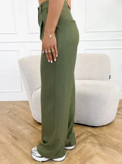 Jailin pantalon groen