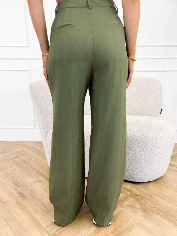 Jailin pantalon groen