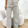 Jailin pantalon taupe