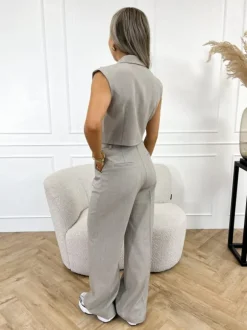 Jailin pantalon taupe