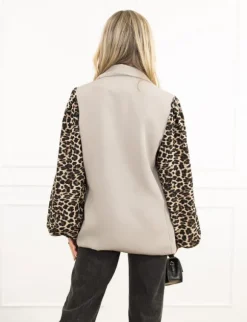 Jane panter blazer licht taupe