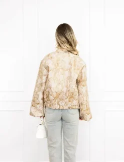 Janine bomber jack beige