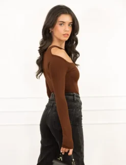 Jasmin body kastanje bruin
