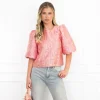 Jasmina top roze