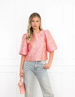 Jasmina top roze