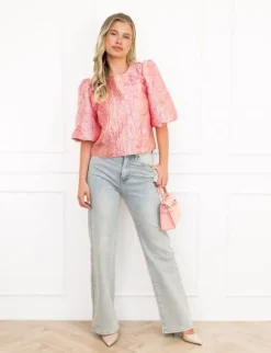 Jasmina top roze