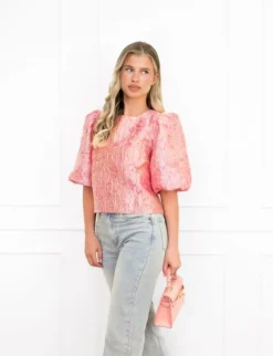 Jasmina top roze