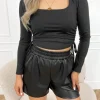 Jayla top zwart