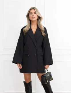 Jelisa blazer jurk zwart
