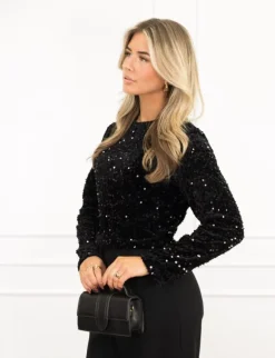 Jill top zwart
