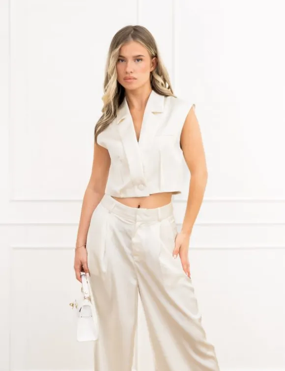 Joley gilet off white