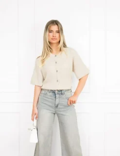 Josine vest beige