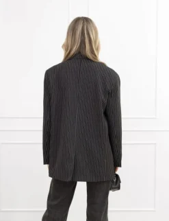 Joya blazer gestreept zwart