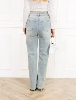 Juna wide leg jeans blauw
