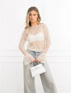 Kayla top off white