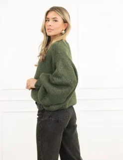 Kiki trui donker groen
